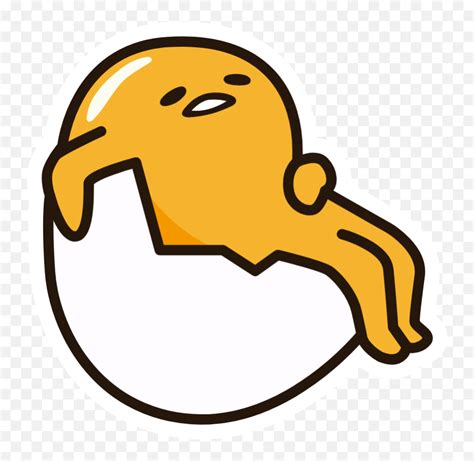 Gudetama Chill Sticker Sticker Gudetama Emojibear Trap Emoji Free