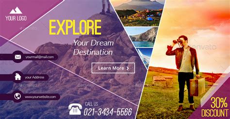 Traveling Facebook Ad Banners Ar Web Elements Graphicriver