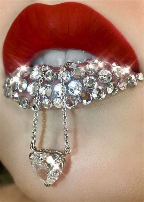 Pin By Mrs B On Red And Gold Lip Art Makeup Lip Art Bling Lips