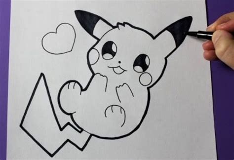Dibujos Faciles Y Bonitos Para Dibujar De Pikachu Dibujos Para
