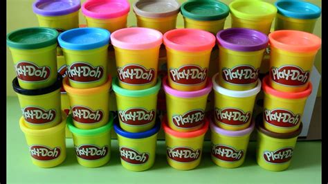Play Doh 24 Colors Magic Surprise Pack Unboxing Youtube