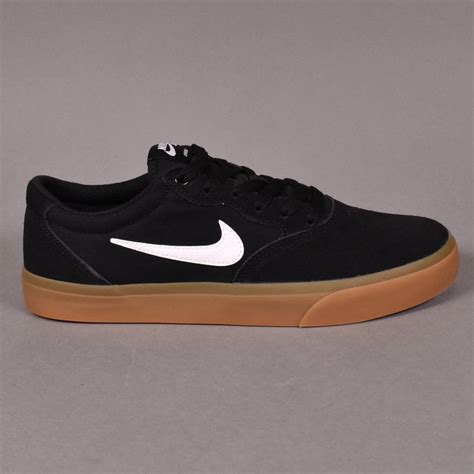 Nike Sb Chron Slr Skate Shoes Blackwhite Black Black Skate Shoes