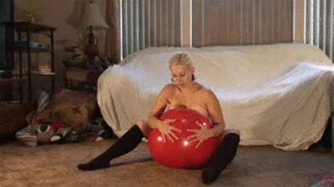 Galas Rubs Down Red Balloon Avi Galas Balloons And Fetish Clips Clips Sale