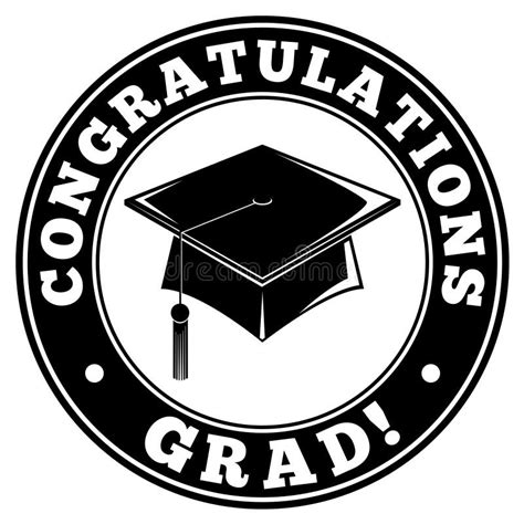 Congratulations Grad Stock Vector Illustration Of White 23018736