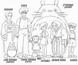 Totoro Coloring Pages Ghibli Studio Neighbor Printable Character Characters Anime Coloriage Color Mon Animation Coloringtop Voisin Sheets Kids Book References sketch template