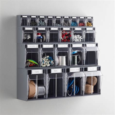 Stackable Tip Out Bin Organizers The Container Store