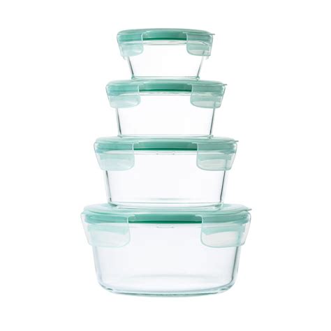 Maybe you would like to learn more about one of these? OXO 8-Piece SNAP Glass Round Container Set-11179500 - The ...