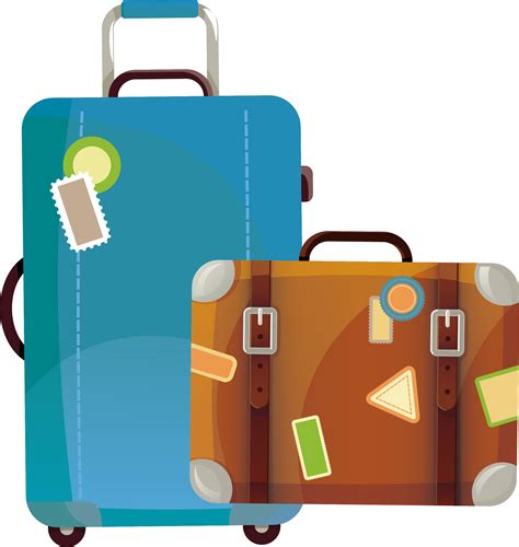 Hand Luggage Baggage Suitcase Vector Luggage Png Download 20412157