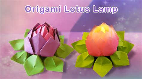 Diy Origami Diwali Lotus Lamp Illuminate Your Celebration With Paper