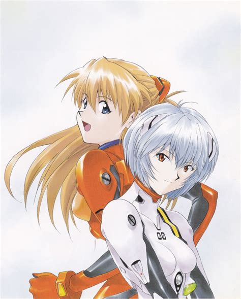 Rei And Asuka Neon Genesis Evangelion Photo 39077562 Fanpop