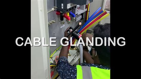 Cable Glanding And Termination Youtube