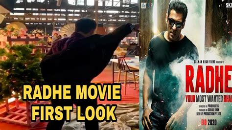 Radhe Movie Exclusive First Look Salman Khan Entry On The Set Of