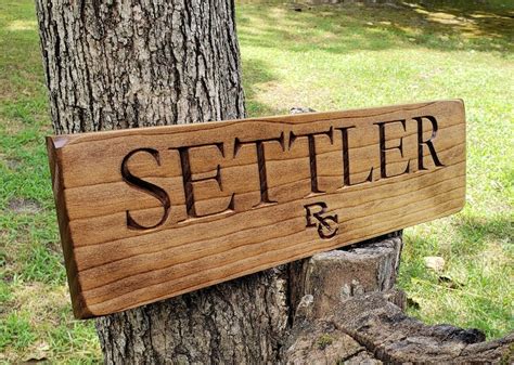 Personalized Rustic Sign Engraved Wood Sign Rustic Decor Etsy