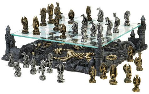 The game of kings and knights becomes more real than ever over this detailed 3d battlefield.this impressive metal medieval knights 3d chess set has substantial weight with a shipping weight of 25lbs.specifications board size: This Dragon Chess Set is the Best of Them All | 2018 Review