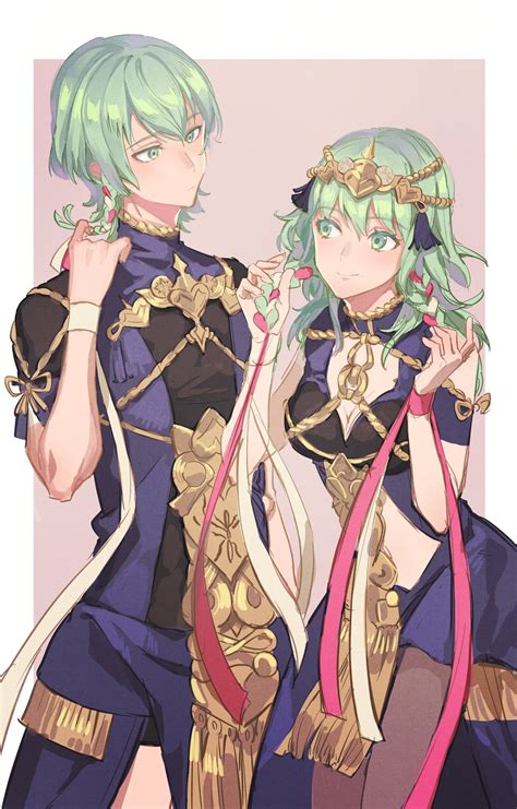 Byleth Byleth Byleth And Sothis Fire Emblem And 1 More Drawn By