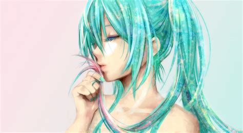 Hatsune Miku Vocaloid Anime Girl Music Megurine