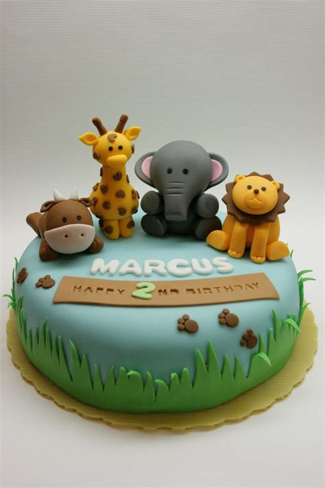 Beautiful Kitchen Safari Animal Cake For Marcuss 2nd Birthday Safari