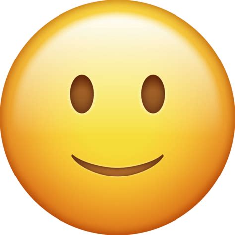 Slightly Smiling Emoji Free Download Ios Emojis Emoji