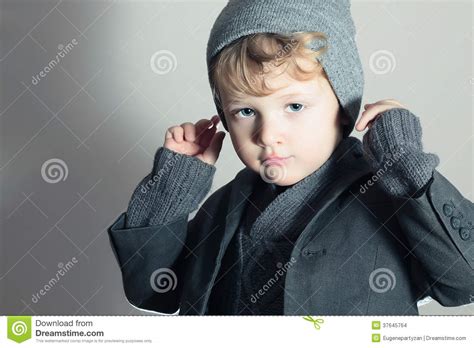 He is a new kid of the new generation mixed with style and innocence. Fashionable Little Boy.Stylish Handsome Kid. Fashion ...