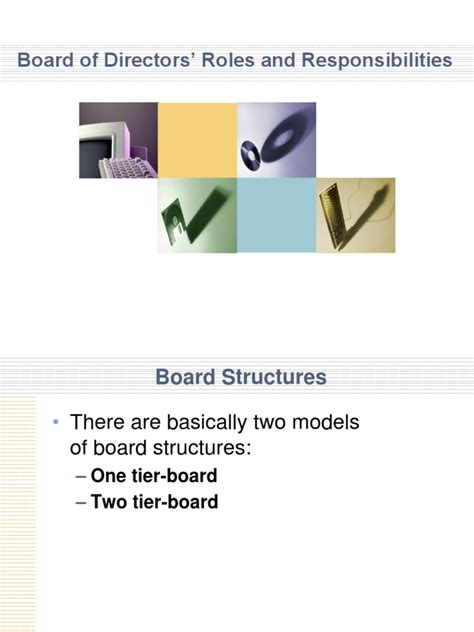 Roles Responsibilities And Characteristics Of Effective Corporate