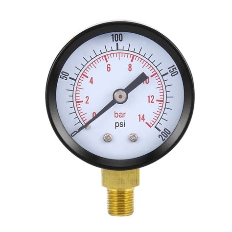 Vacuum Manometer Mini Dial Air Vacuum Pressure Gauge Meter Stable Performance Pressure Gage