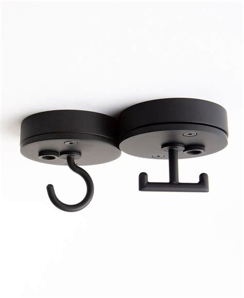 Find great deals on ebay for single ceiling light fitting. Ceiling Rose Light Fitting Black - Hooked Rose with Cable ...