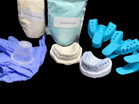 Dental Impression Mold Kit Dental Cast Kit Negative Etsy