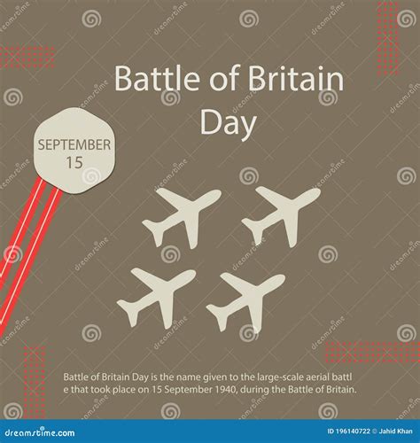 Battle Of Britain Day Stock Vector Illustration Of Normandy 196140722