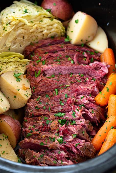 If you don't love the cabbage from the crock pot, you can always saute some extra in butter. Slow Cooker Corned Beef and Cabbage - Olivia's Cuisine