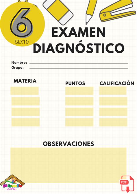 Examen De Diagnostico Para Sexto Grado De Primaria Contestado Libros My Xxx Hot Girl