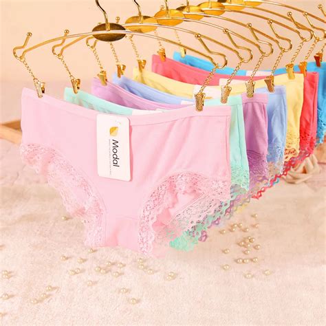 [quecoo] 2015 explosion models girl series solid xl cute cotton underwear women sexy lace