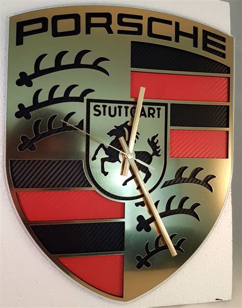 Porsche Logo Wall Clock Catawiki