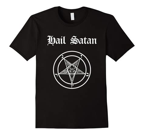 Hail Satan Pentagram Of The Devil T Shirt 666 Mt Mugartshop