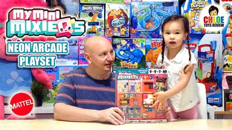My Mini Mixieqs Neon Arcade Playset By Mattel Unboxing