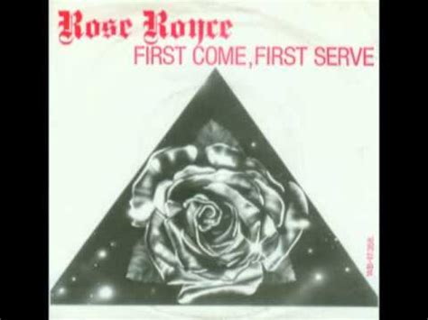 A second vassel in the west came in handy. Rose Royce - First Come First Serve (Extended Version ...