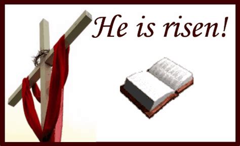 With thee o let me rise as larks, harmoniously. He Is Risen With A Cross And Bible. Free Religious eCards | 123 Greetings