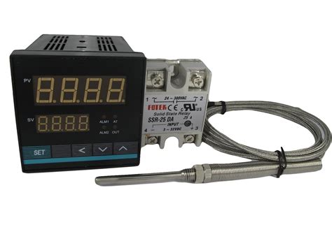 Digital Pid Temperature Controller With Ssr And High Temperature Probe
