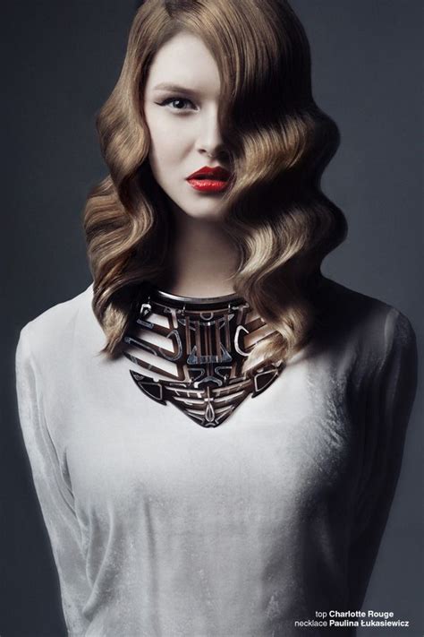 Flow And Ebb By Marta Macha For Design Scene Hair Waves Vintage