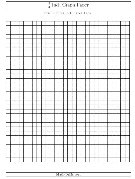 14 Inch Lined Graph Paper Template Download Printable Pdf