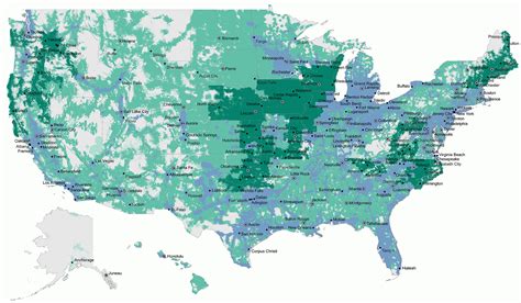 Coverage & Availability Map | Broadbandnow - Cell Coverage Map Texas | Printable Maps