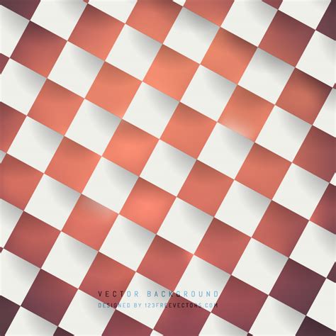 Orange Checkerboard Pattern Background Image