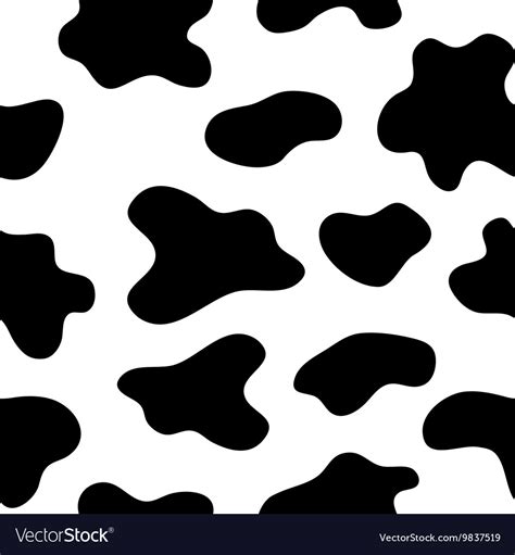 Cow Spots Royalty Free Vector Image Vectorstock