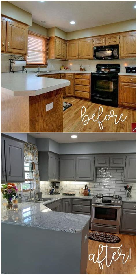 Diy Kitchen Cabinet Makeover Before And After Kitchen Cabinet Ideas