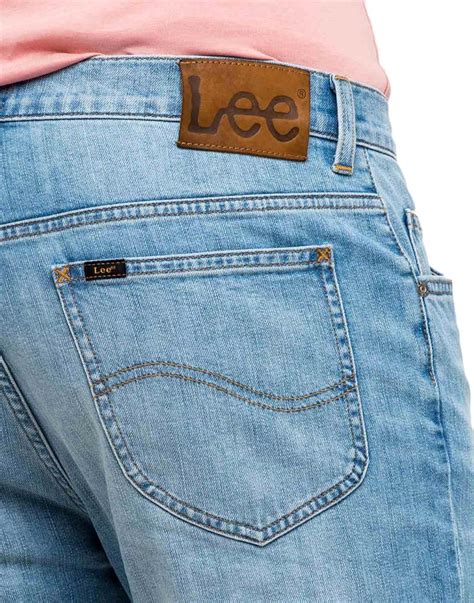 Lee Jeans Rider Men S Slim Denim Shorts In Kick It Blue