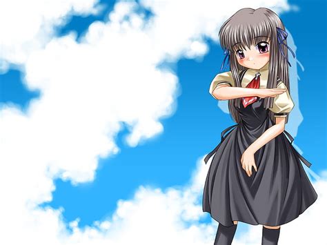 Hd Wallpaper Gray Haired Female Animated Character Wallpaper Bosshi