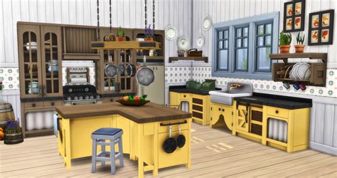 the sims 4 cottage kitchen cc stuff pacck s imagination sims 4 cottage sims 4 kitchen