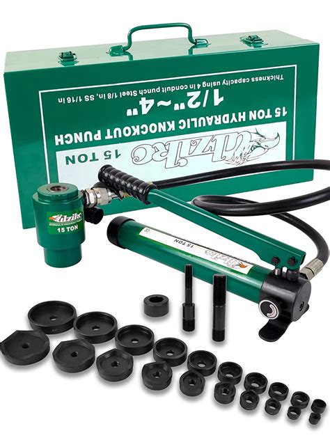 Buy Utziko Hydraulic Knockout Punch Electrical Conduit Hole Cutter Set