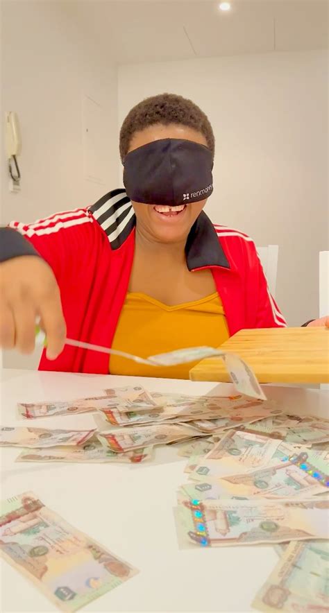Any Money She Picks While Blindfolded Will Be Her Valentine T Any Money She Picks While