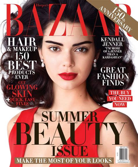 Kendall Jenner Covers May Issue Of Harper’s Bazaar Magazine