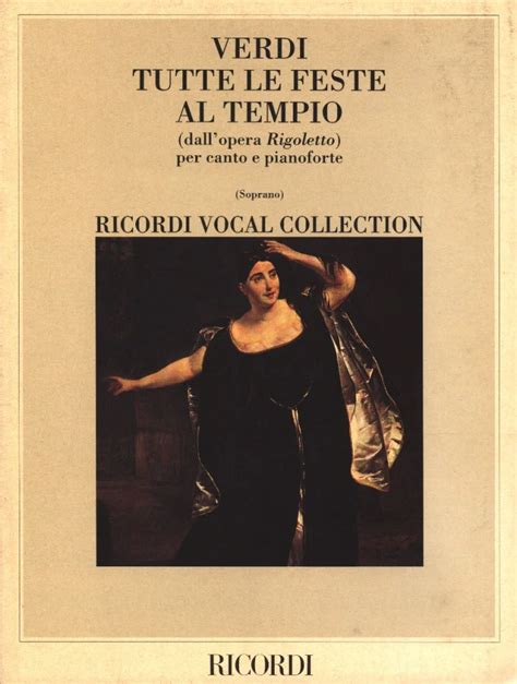Rigoletto Tutte Le Feste Al Tempio Von Giuseppe Verdi Im Stretta